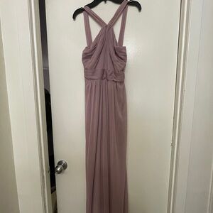 Elegant Mauve Evening Gown / Bridesmaid dress